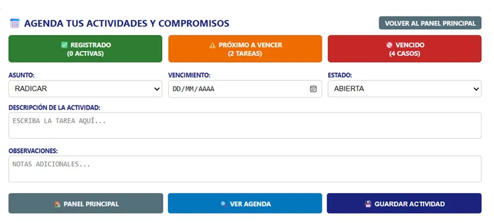Agenda Virtual Movilidad Total