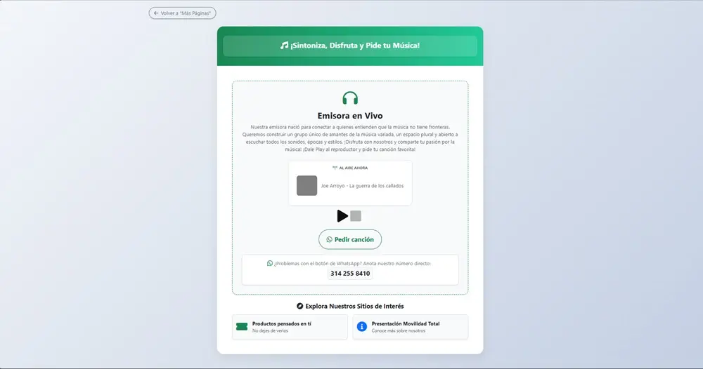 Emisora Virtual Movilidad Total